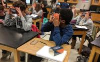 Students participate in VR classroom study