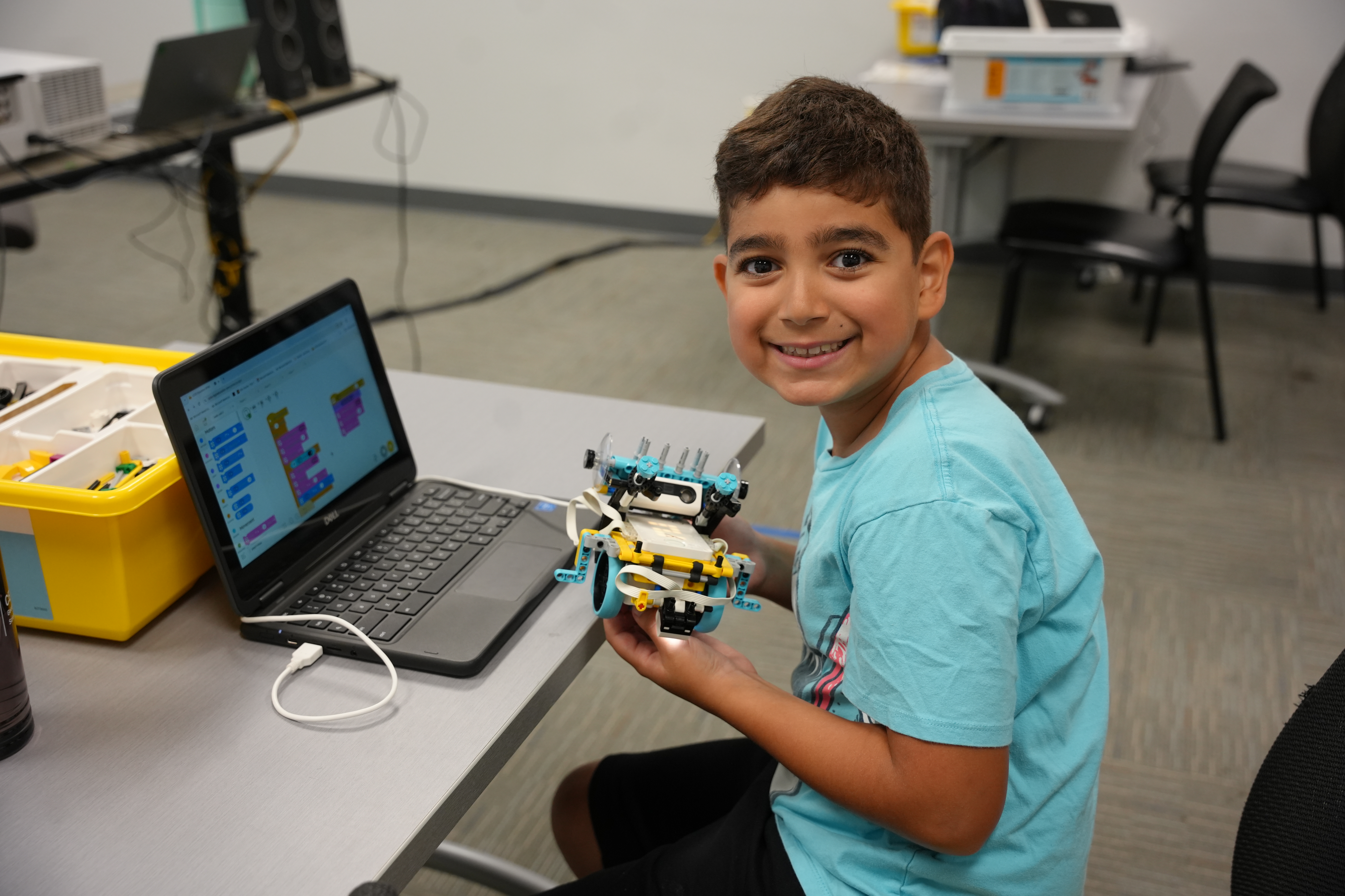 Students participating in Elementary Science Olympiad in Savannah.