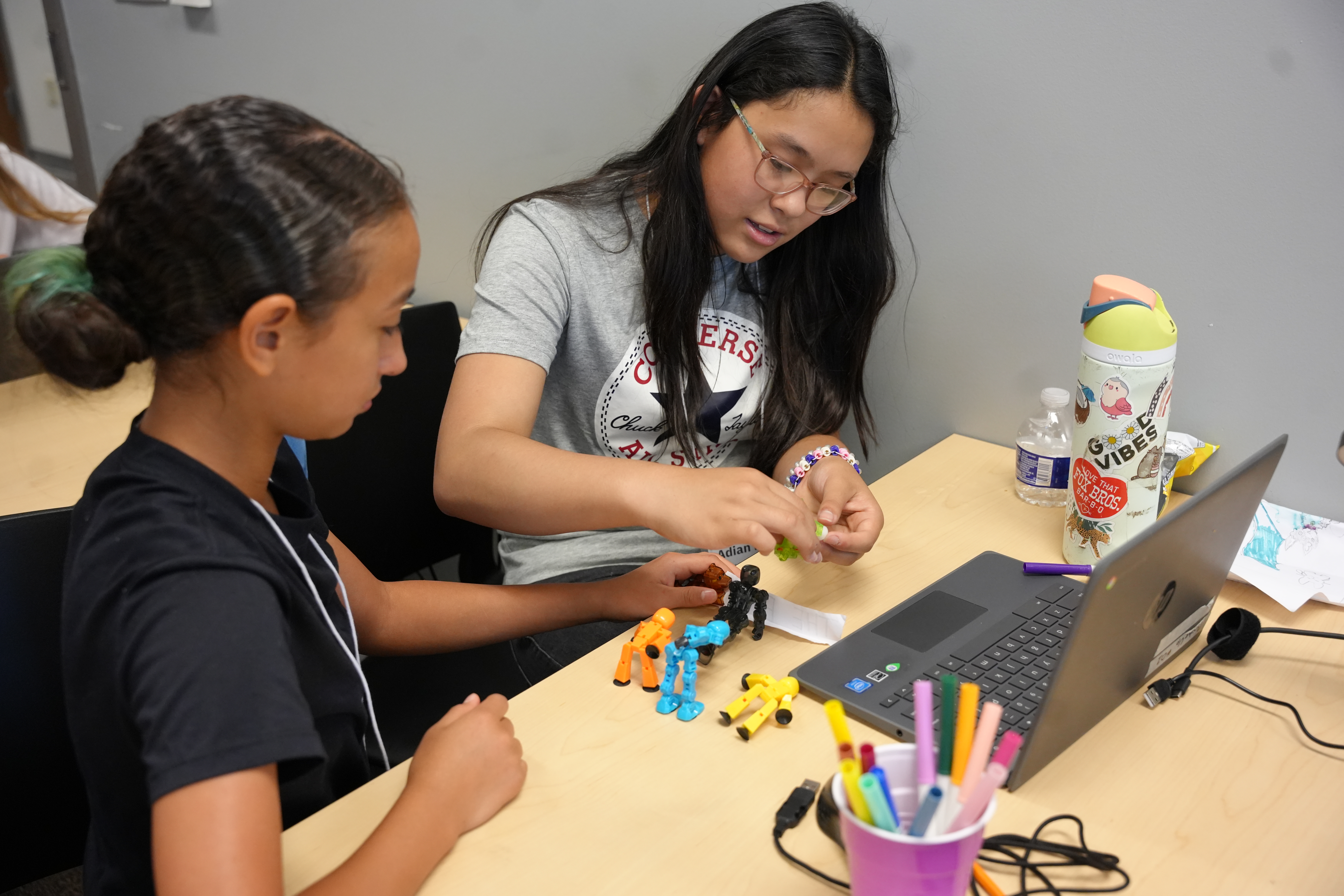 Students participating in Elementary Science Olympiad in Savannah.