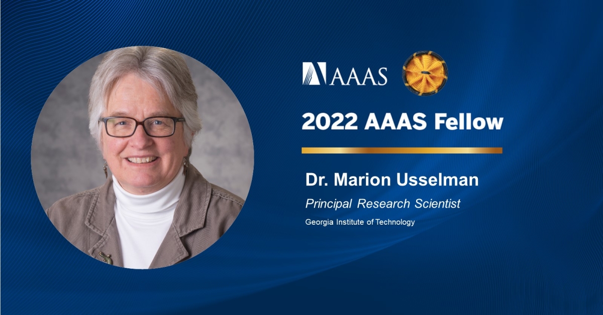 Marion Usselman named 2022 AAAS Fellow