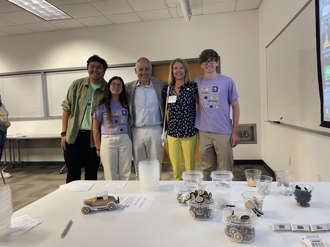 Mika Spivey as a group leader in GT Savannah summer programs.