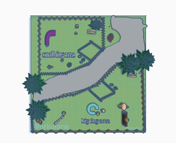 Student dog park concept
