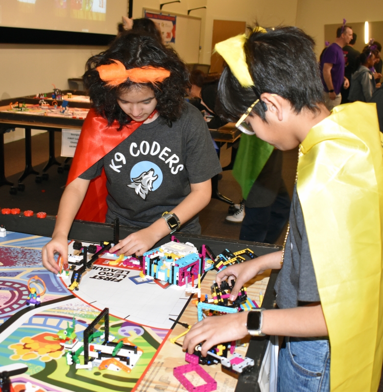 Students participate in 2024 FIRST LEGO League Challenge State Championship at Tech.