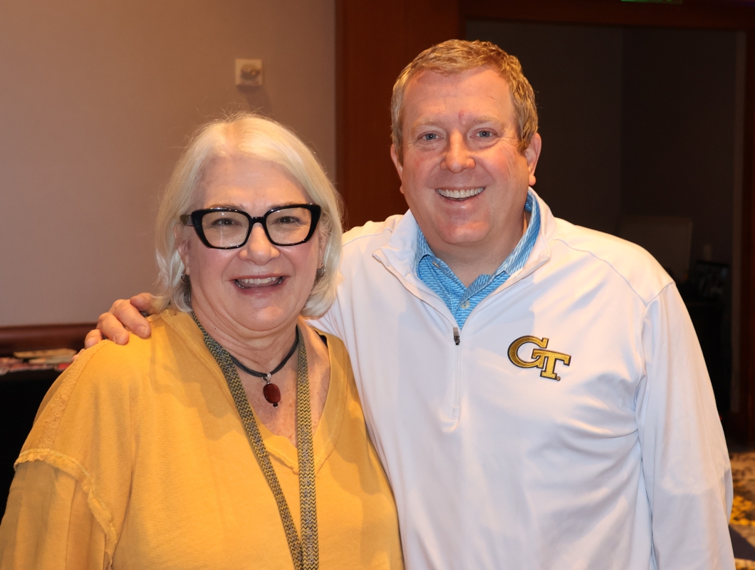 Lizanne DeStefano with Bert Reeves.