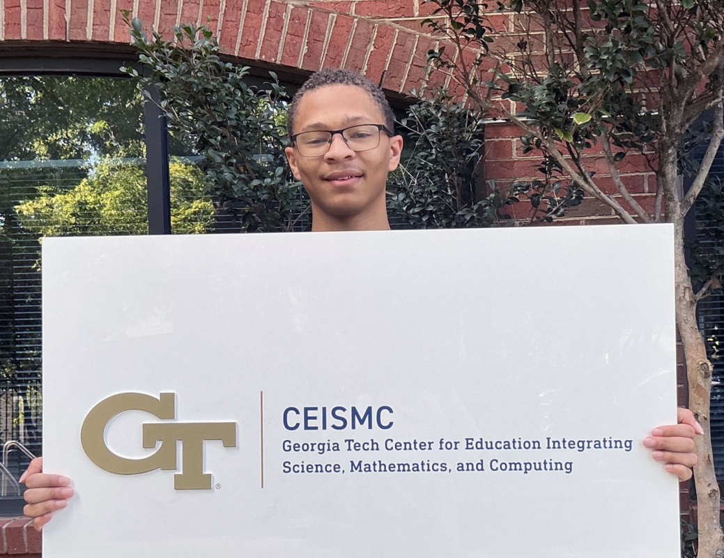 Johnathan Cunningham spent the spring semester with CEISMC as an intern which involved teaching and research.