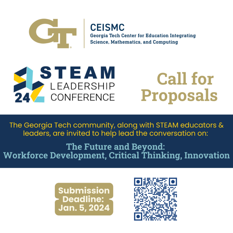 2024 STEAM Leadership Conference accepting faculty proposals that focus