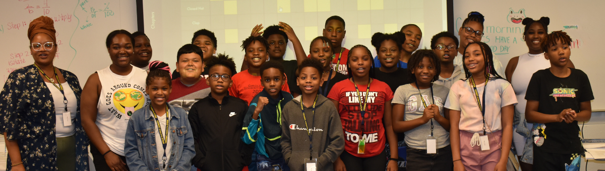 This past summer, twenty rising sixth graders from Atlanta Public Schools’ (APS) Washington Cluster visited campus to take part in Tech’s Talent Development Program.