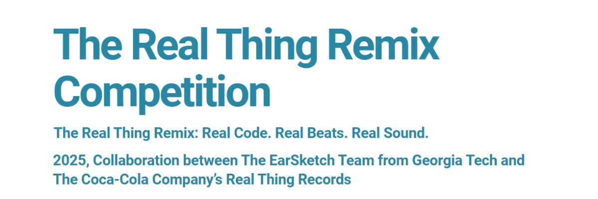 The Real Think Remix is open to high school students from Atlanta Public Schools and DeKalb County Schools.