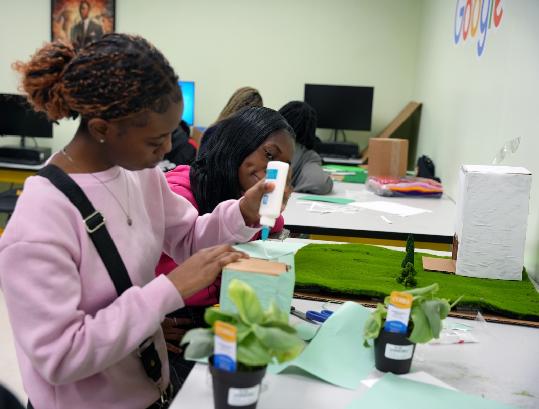 Students at Benjamin Mays High School have been studying the concept of urban heat islands and how they affect their local community.